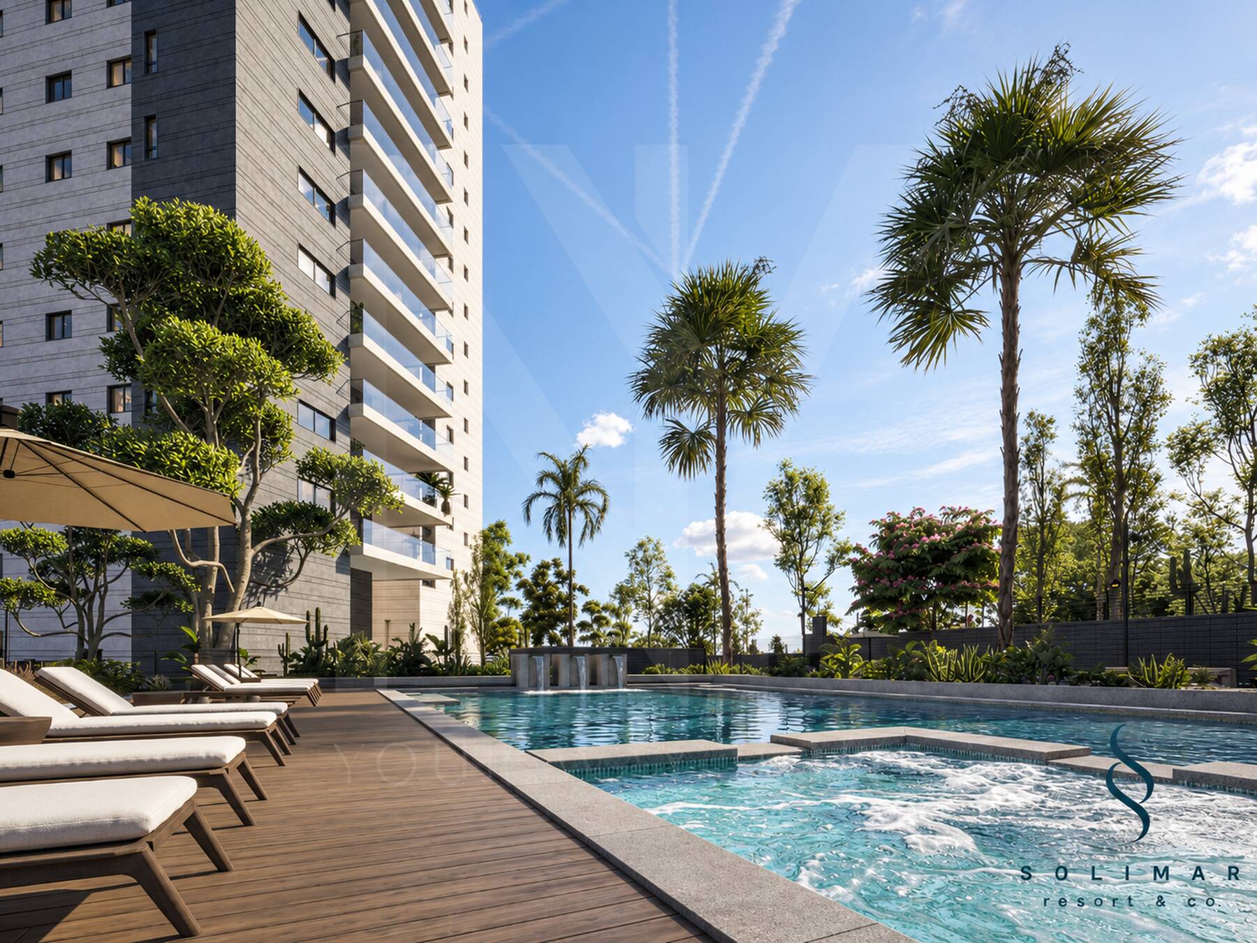 SOLIMAR semi-Olympic pool and sun deck